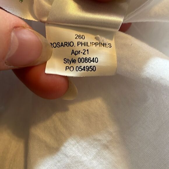 Lilly Pulitzer Trisha Eyelet Shirtdress Resort White 4 - Picture 7 of 10